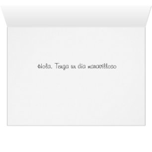 Haben Sie eine wunderbare Tag-Spanische Sprache