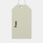 Haben Sie eine zahn-tastische Nacht Geschenkanhänger (Rückseite)