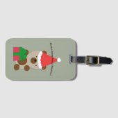 Haben Sie einen beary fröhlichen Weihnachtsbär Gepäckanhänger (Vorderseite (Horizontal))