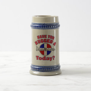 Haben Sie einen Dominikaner heute umarmt? Bierglas