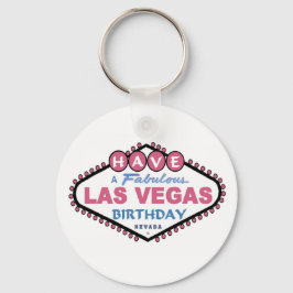 Haben Sie einen fabelhaften Las Vegas Geburtstag P Schlüsselanhänger