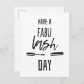 Haben Sie einen Fabu Lash Day Postkarte (Vorne/Hinten)