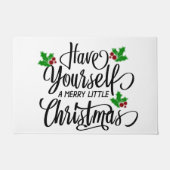 Haben Sie einen fröhlichen kleinen Weihnachtsurlau Fußmatte (Vorderseite)