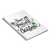 Haben Sie einen fröhlichen kleinen Weihnachtsurlau Notizblock (Rechte Seite)