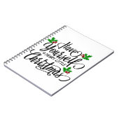 Haben Sie einen fröhlichen kleinen Weihnachtsurlau Notizblock (Linke Seite)