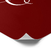 Haben Sie einen fröhlichen kleinen Weihnachtsurlau Poster (Ecke)