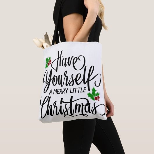Haben Sie einen fröhlichen kleinen Weihnachtsurlau Tasche (Von Nahem)