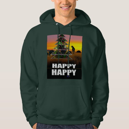 Haben Sie einen gesegneten glücklichen Weihnachtsf Hoodie (Vorderseite)