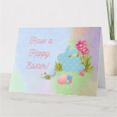 HABEN SIE EINEN GLÜCKLICHEN OSTEN KARTE (Vorderseite)