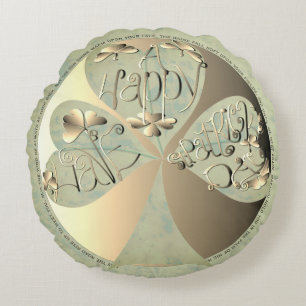 "Haben Sie einen glücklichen St. Patrick's Hand ge Rundes Kissen