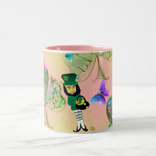 "Haben Sie einen glücklichen St. Patrick's" Leprec Zweifarbige Tasse