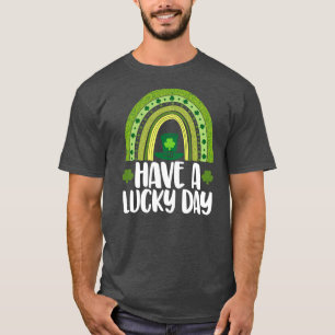 Haben Sie einen Glückstag Lustige Männer St. Patri T-Shirt