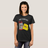 Haben Sie einen Grate Day Funny Chee Pun Dark BG T-Shirt (Vorne ganz)