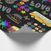 Haben Sie einen Groovy Geburtstag Geschenkpapier (Ecke)