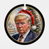 Haben Sie einen großartigen Weihnachten Trump MAGA Ornament Aus Metall (Vorderseite)