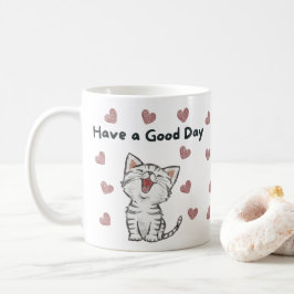 Haben Sie einen guten Tag Tasse, Niedlichen Cat Co Kaffeetasse
