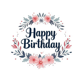 Haben Sie einen guten Tag und eine Geburtstagspart