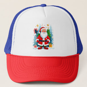 Haben Sie einen heiligen fröhlichen Weihnachtslied Truckerkappe