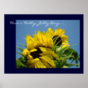 Haben Sie einen heiteren Tag! Kunstprint Geschenke Poster
