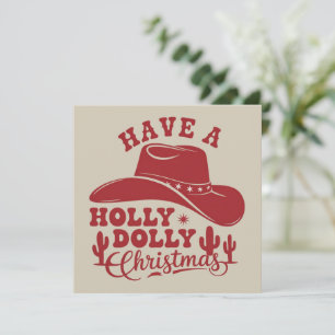 Haben Sie einen Holly Dolly lustigen Weihnachten C