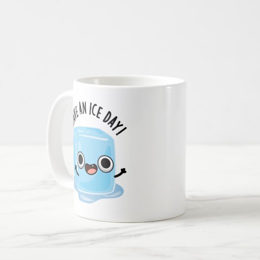 Haben Sie einen Ice Day Funny Ice Cube Pub Kaffeetasse (Vorderseite Links)