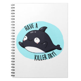 Haben Sie einen Killer Day Funny Killer Whale Puff Notizblock