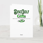 Haben Sie einen legendären Geburtstag? | Disk Golf Karte (Rückseite)