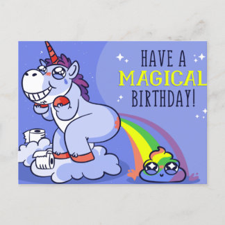 Haben Sie einen magischen Geburtstag | Happy Birth Postkarte