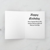 Haben Sie einen magischen Geburtstag Karte (Innenseite)