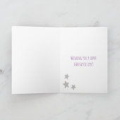 Haben Sie einen Meowgical Birthday Niedlich Cat Wi Karte (Innenseite)