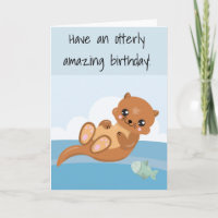 Haben Sie einen Phantastischen Geburtstag Otter?