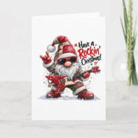 Haben Sie einen rockigen Weihnachts-Gitarren-Gnom