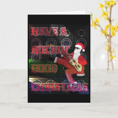 Haben Sie einen Rockin's gute Weihnachtskarte gekl Karte (Gelbe Blume)