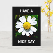 Haben Sie einen schönen Geburtstag? Karte (Gelbe Blume)