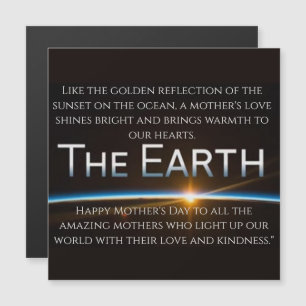 Haben Sie einen schönen gesegneten Muttertag mit L Magnetkarte