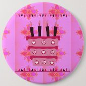 Haben Sie einen schönen gesegneten wunderbaren Geb Button (Vorderseite)