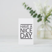 Haben Sie einen schönen Tag (Stehend Vorderseite)