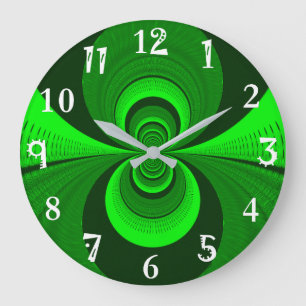 Haben Sie einen schönen Tag, bessere Nachtsicht Große Wanduhr