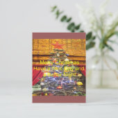 Haben Sie einen schönen Tag frohe Weihnachten Gruß (Stehend Vorderseite)