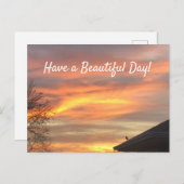 Haben Sie einen schönen Tag Horizon Postkarte (Vorne/Hinten)