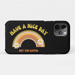 Haben Sie einen schönen Tag nicht Sie Scotus Retro Case-Mate iPhone Hülle