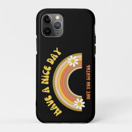 Haben Sie einen schönen Tag nicht Sie Scotus Retro Case-Mate iPhone Hülle