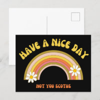 Haben Sie einen schönen Tag nicht Sie Scotus Retro
