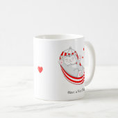 Haben Sie einen schönen Tag Niedlich Kitty Cat Kaffeetasse (VorderseiteRechts)