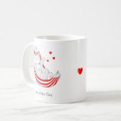 Haben Sie einen schönen Tag Niedlich Kitty Cat Kaffeetasse (Vorderseite Links)