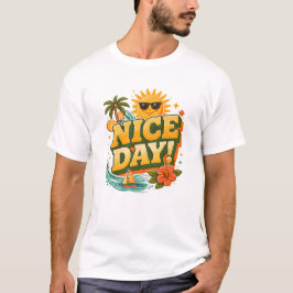 Haben Sie einen schönen Tag – Retro-Sonnenschein T-Shirt