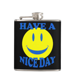 Haben Sie einen schönen Tag Rude Flachmann