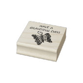 Haben Sie einen schönen Tag Schmetterling Gummistempel (Stempel)