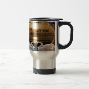 Haben Sie einen schönen Tag und eine schöne Nacht. Reisebecher