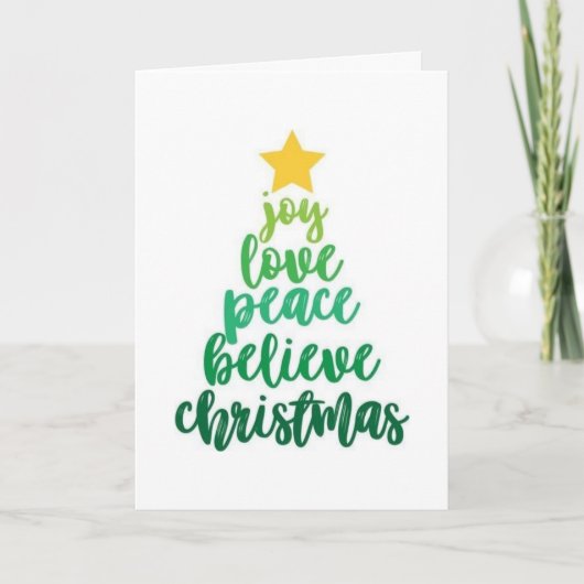 HABEN SIE EINEN "SCHÖNEN URLAUB" FEIERTAGSKARTE (Vorderseite)